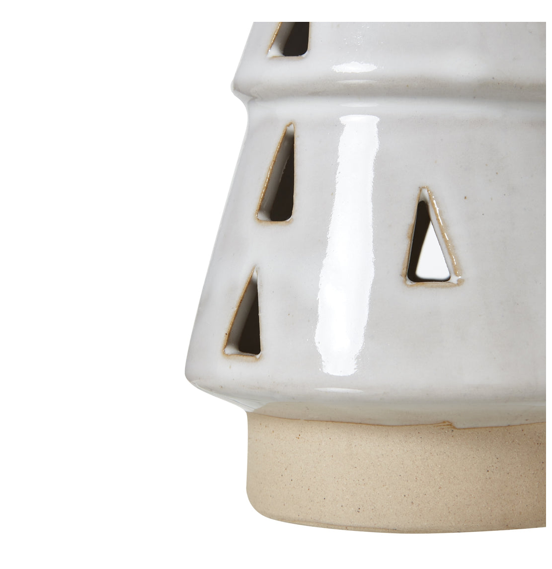 White Cut Out Tree With LED - Medium