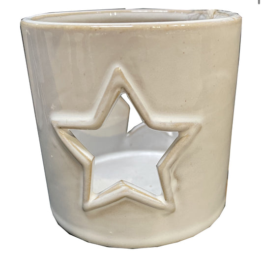 Star Cut-Out Tealight Holder