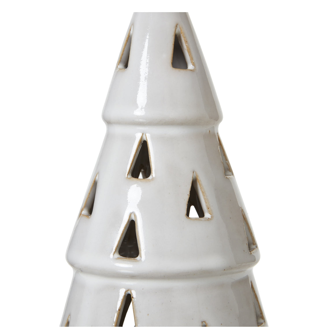 White Cut Out Tree With LED - Medium