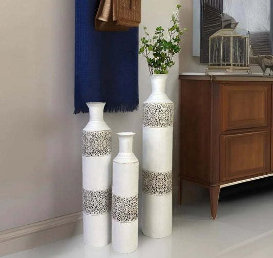 Decorative Standing 3 Piece Vase Set